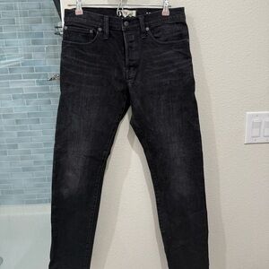 Madewell Men's Athletic Slim Jeans - Black